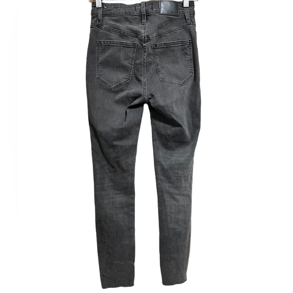Madewell Curvy High-Rise Skinny Jeans in Black Sea Size 24 - Picture 5 of 8